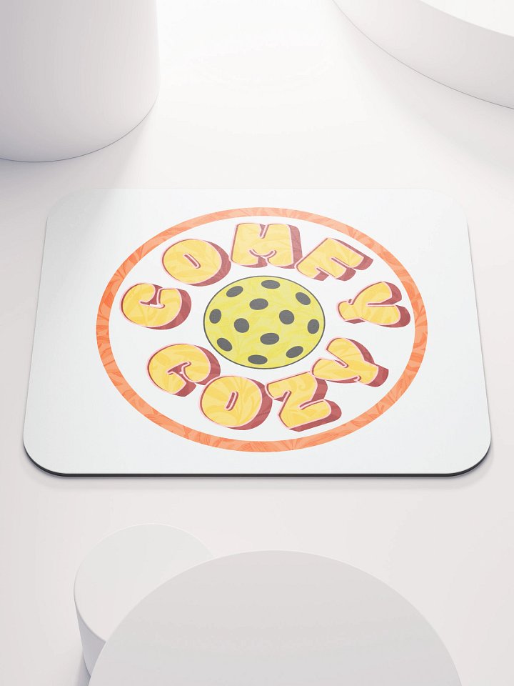 Comfy Cozy Pickleball Circle Vibes Mouse Pad product image (1)