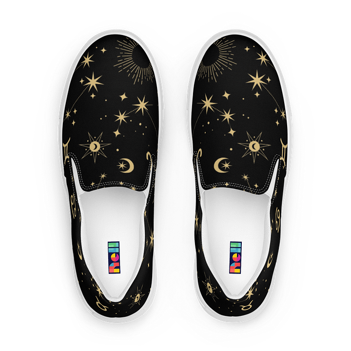 Celestial Zodiac Slip-On Shoes product image (1)