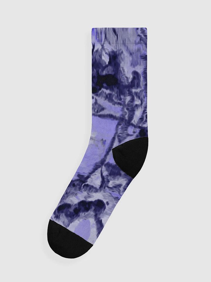 Purple Fluid Art Socks product image (1)