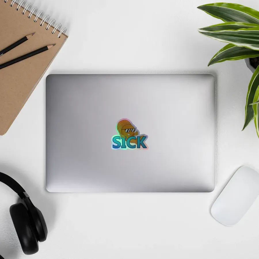 Sick Fish Holographic Sticker product image (9)