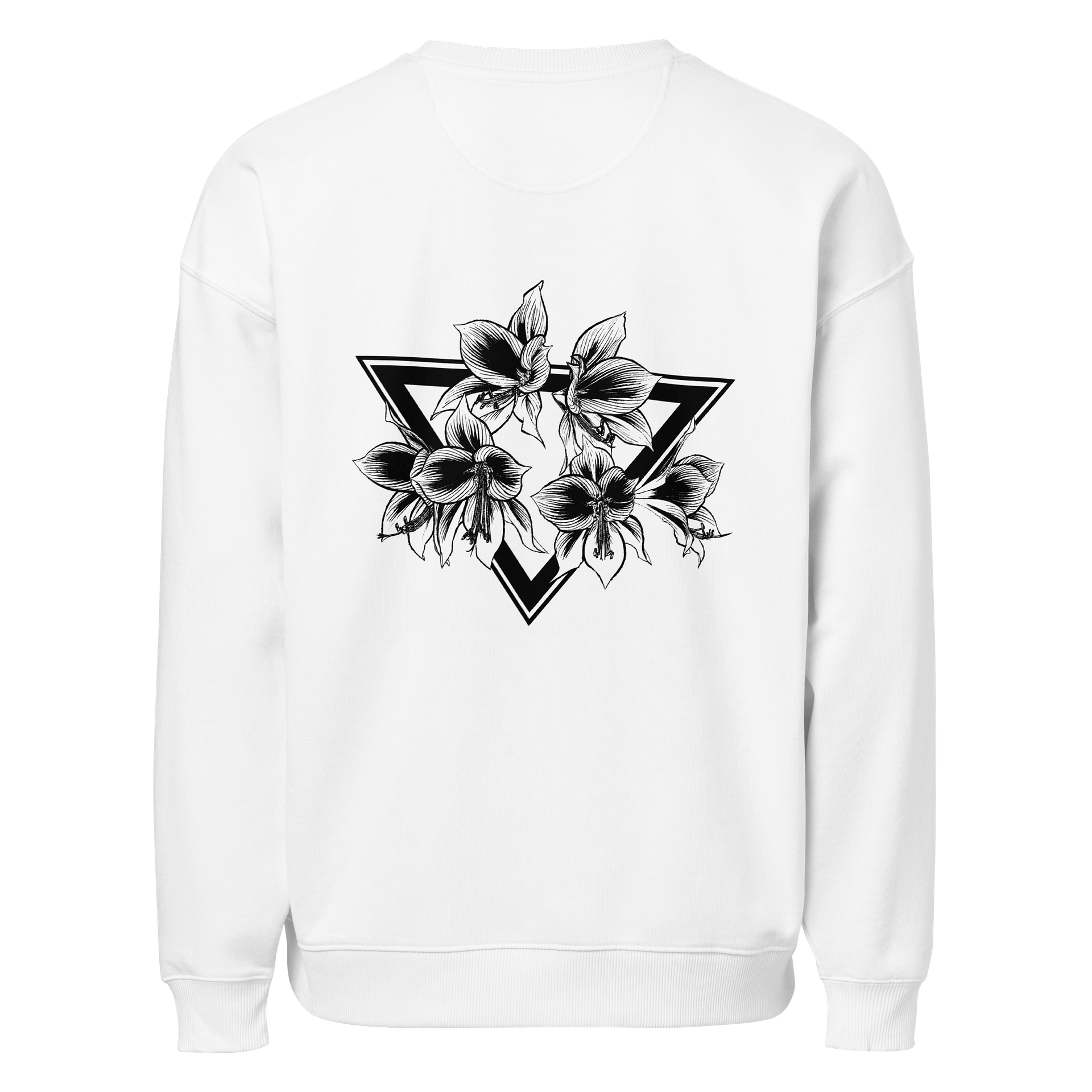 XITTEN Hippeastrum Papilio Sweatshirt White Edition product image (1)