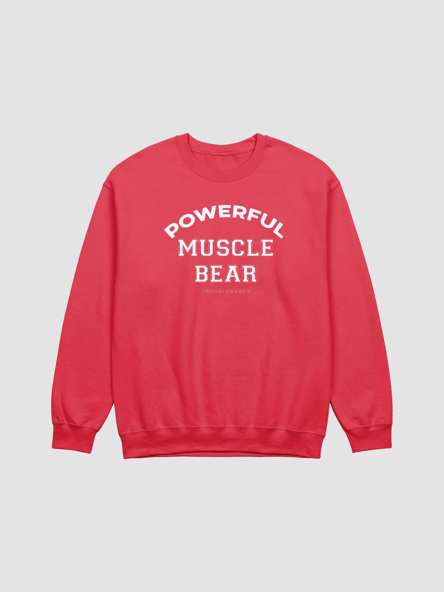 Powerful Muscle Bear Crewneck Sweatshirt product image (3)
