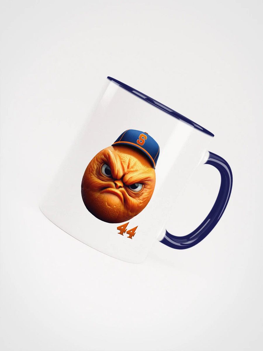 Spherical Rage Ceramic Mug with the The Syracuse 44 orange product image (4)