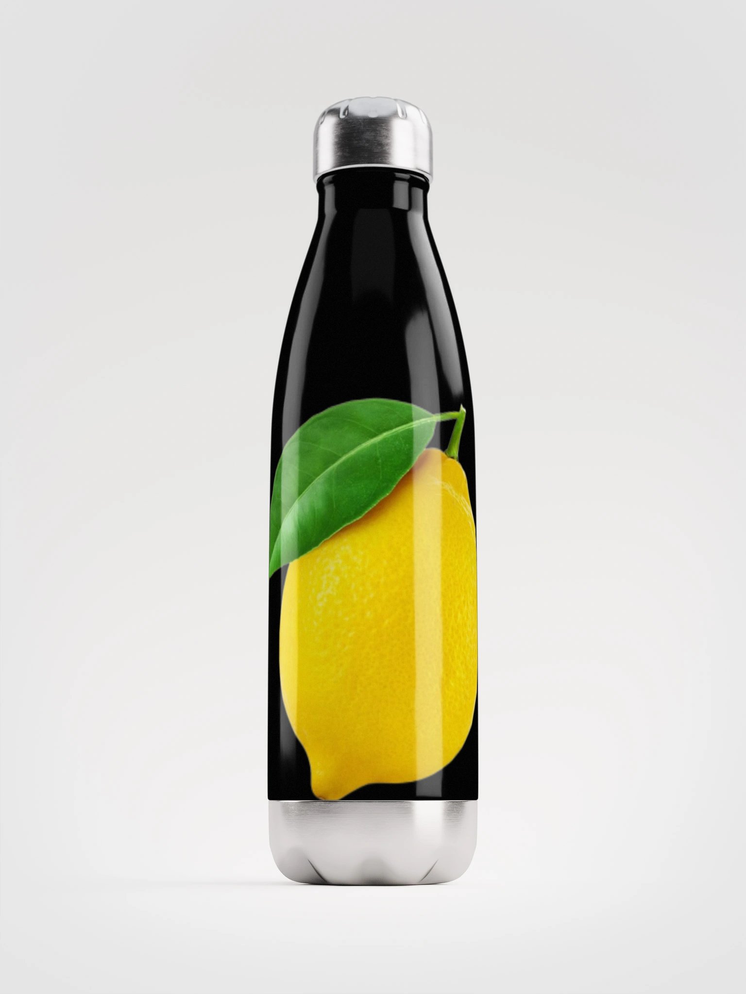 Zesty Lemon Stainless Steel Water Bottle product image (2)