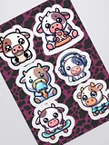 Kawaii Cows Sticker Sheet product image (1)