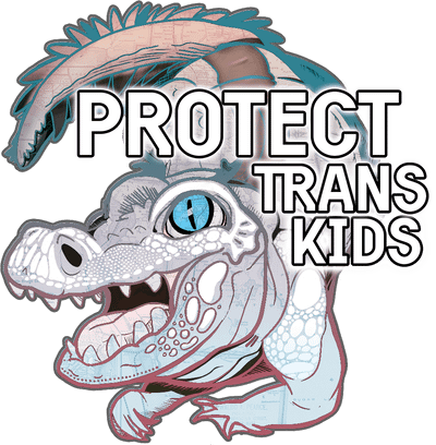 Holographic Protect Trans Kids Alligator 3