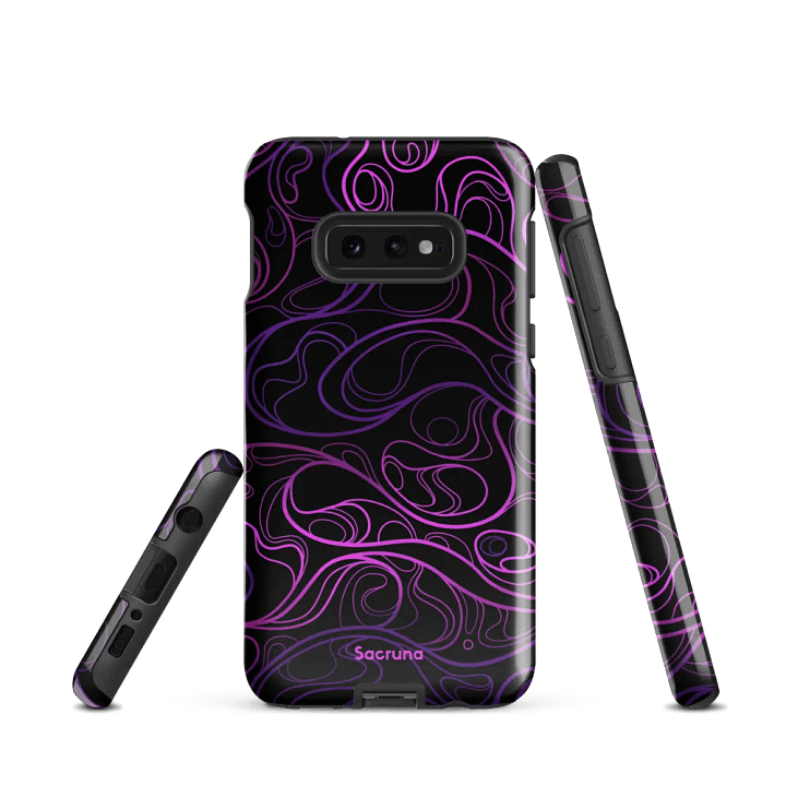 BLACK SWIRL - Tough Samsung case product image (3)