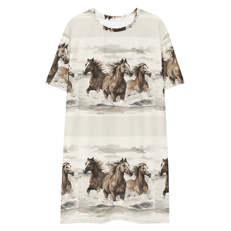 Galloping Grace Horse T-Shirt Dress product image (7)