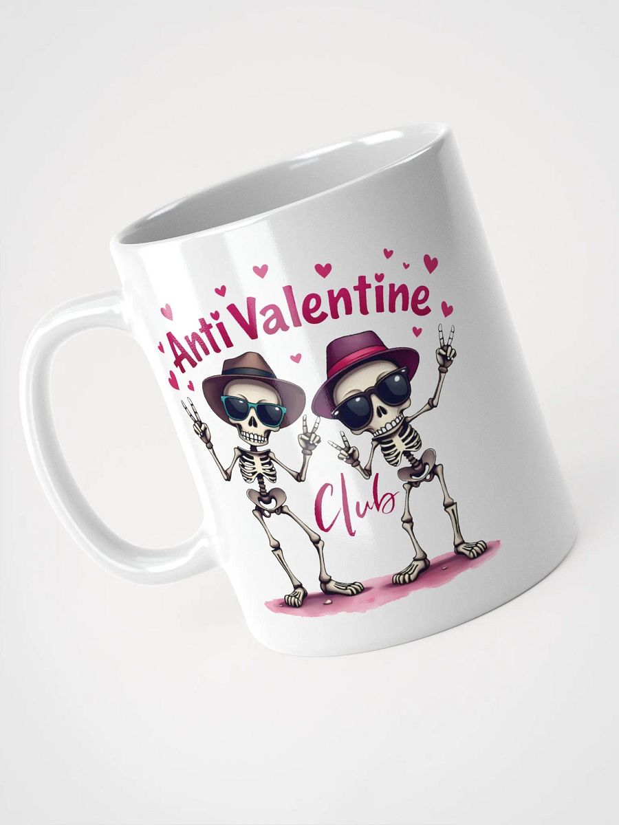Skeleton Anti Valentine Club Mug product image (3)