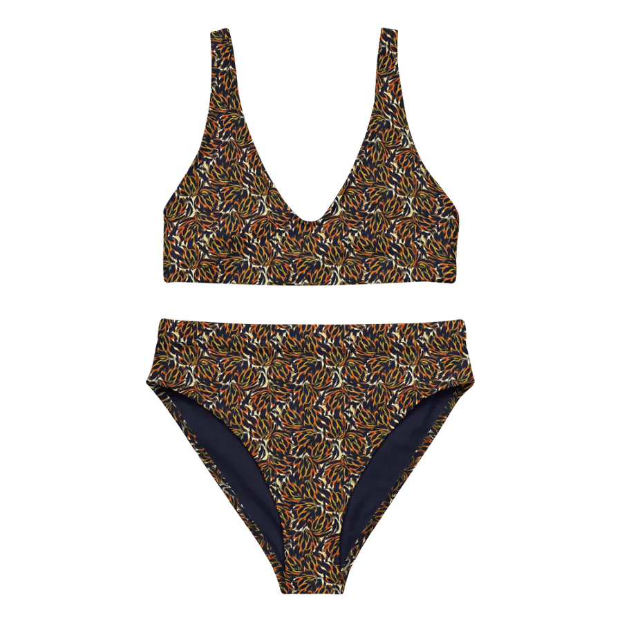 Tiger Flower | Recycled High Waisted Bikini product image (5)