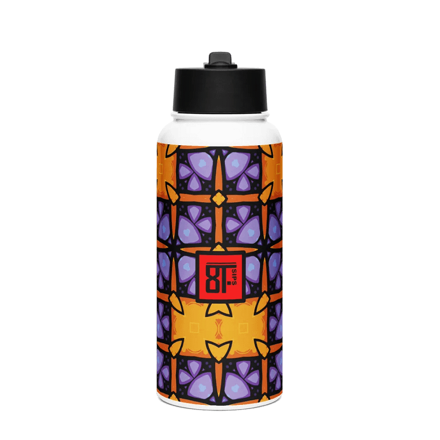 8T Sips Mosaic Stainless Steel Water Bottle product image (1)