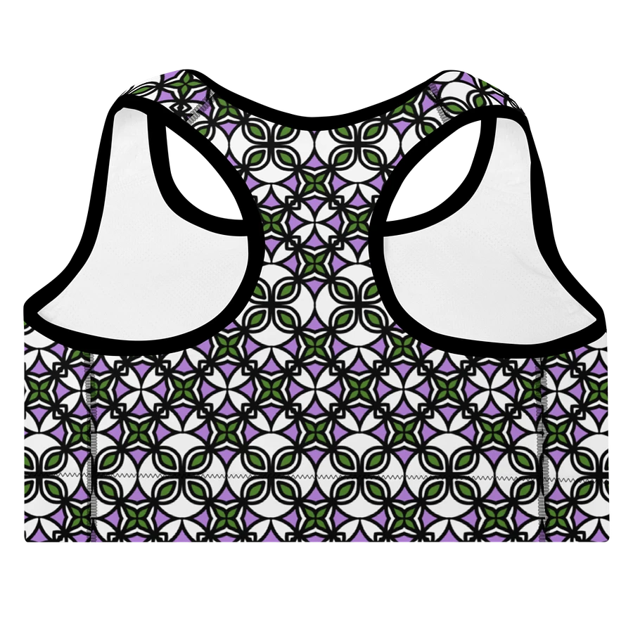 Gender Queer Abstract (3) - Padded Sports Bra product image (4)