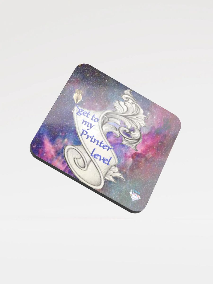 Untersetzer aus glänzendem Kork, get to my Printer level product image (1)