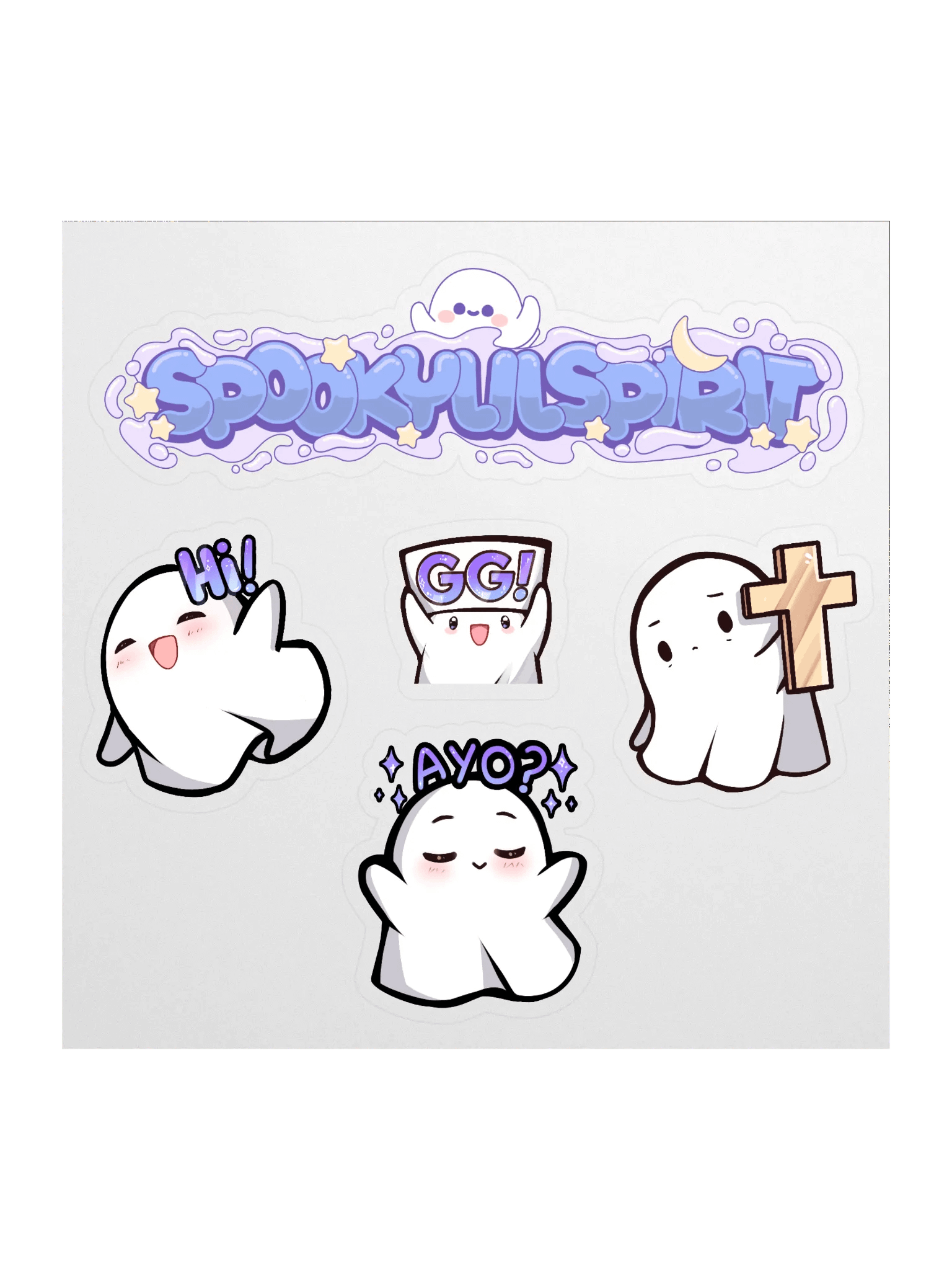 spooky lil sticker set product image (2)