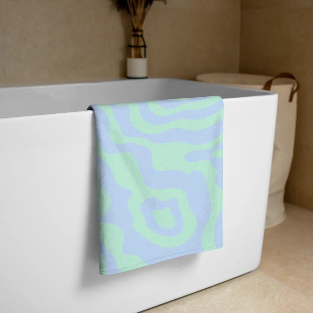 Aqua Camo Waves Towel product image (3)