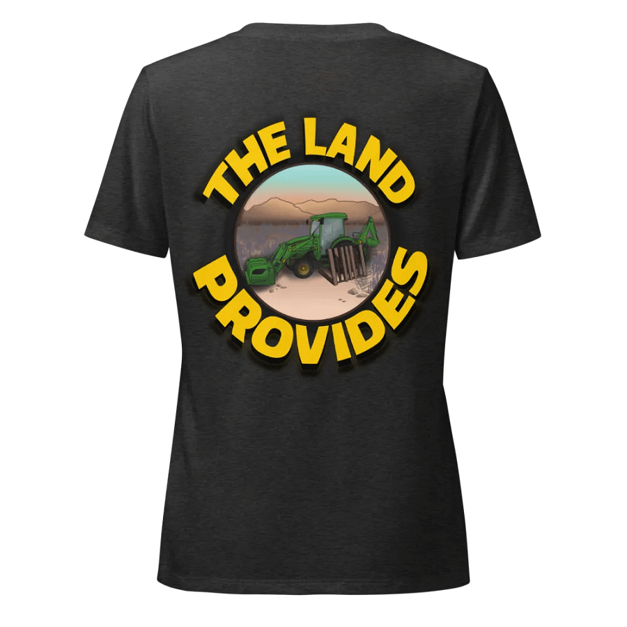 The Land Provides a Tractor V-neck Women’s product image (2)