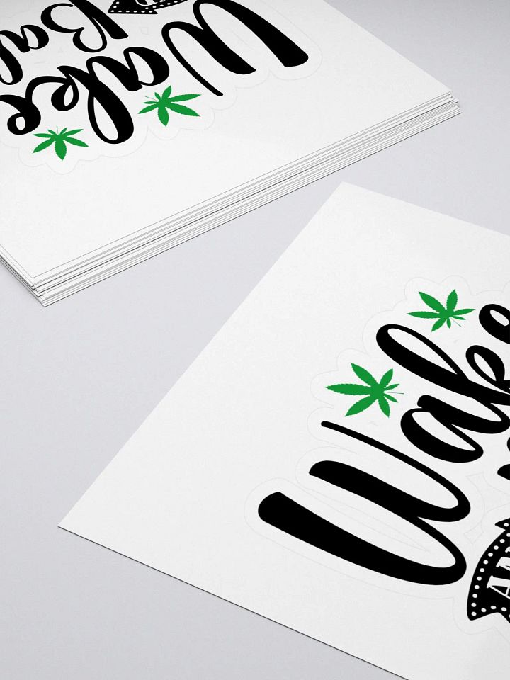 'Wake & Bake' Stickers product image (2)