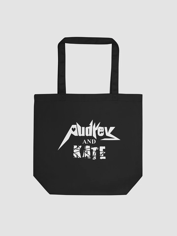 Audrey and Kate Official Square White Logo Eco Tote Bag product image (1)