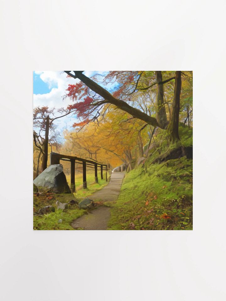 Autumn Pathway Serenity Poster product image (4)