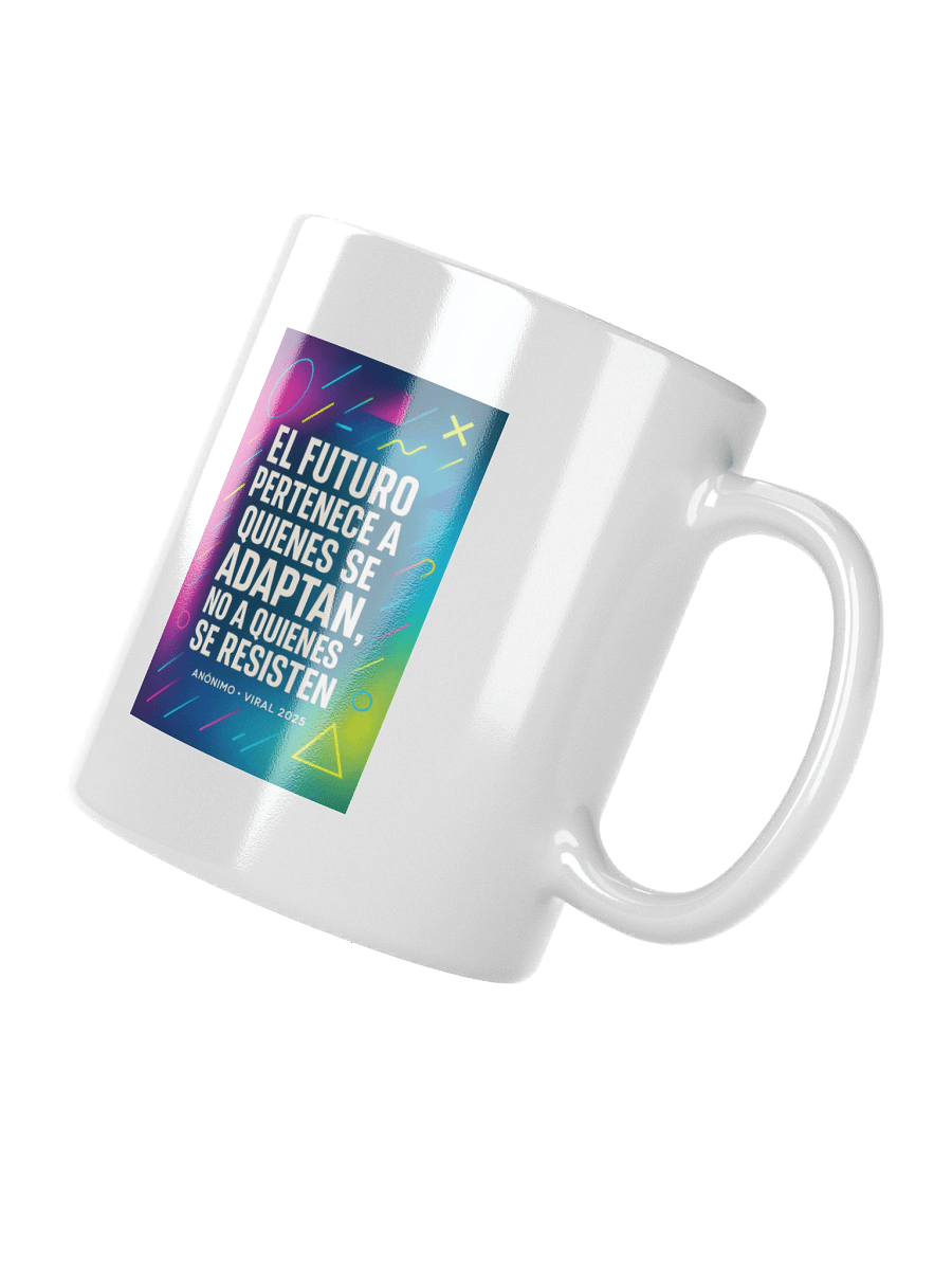 TAZA ultra-premium viral con estética trending 2025 y cita sobre adaptación product image (7)