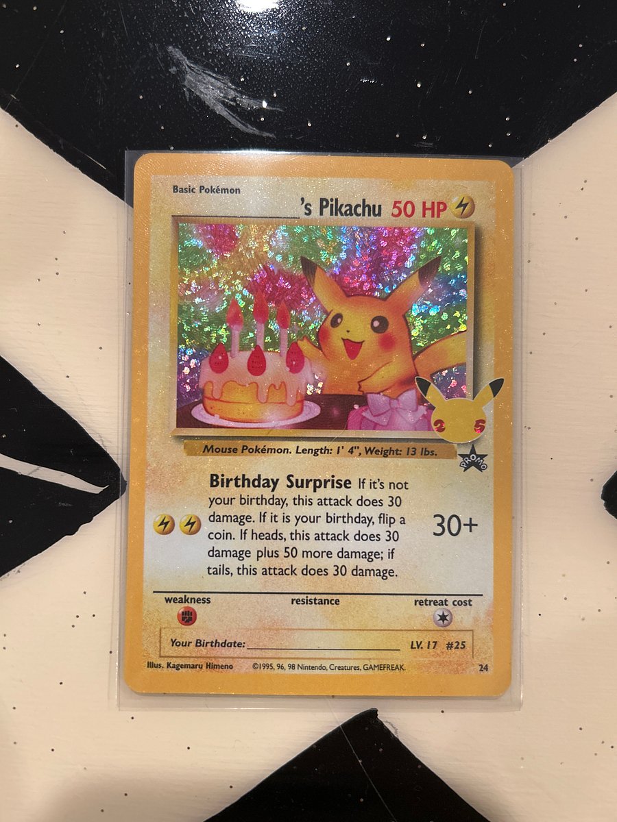 Birthday Pikachu celebrations Promo product image (1)