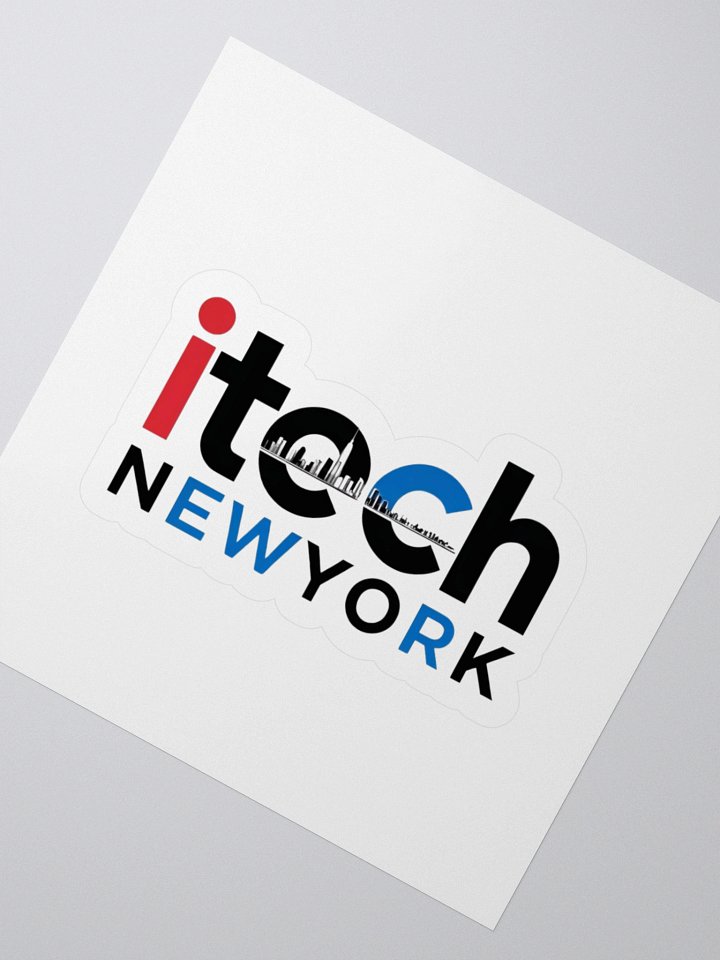 iTechNewYork Logo Kiss Cut Stickers product image (5)
