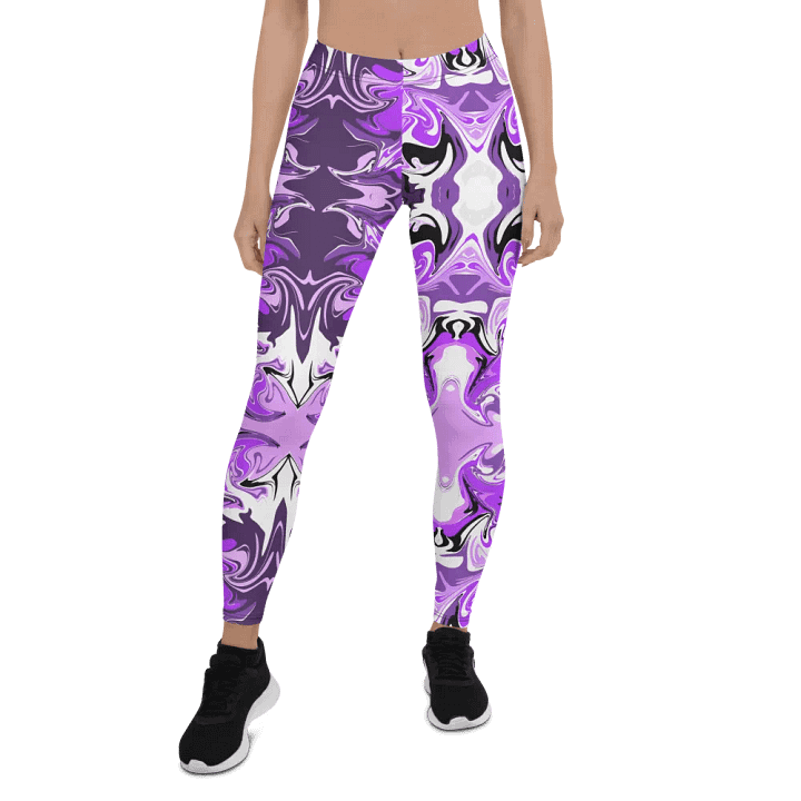 Purple Swirl Leggings product image (2)
