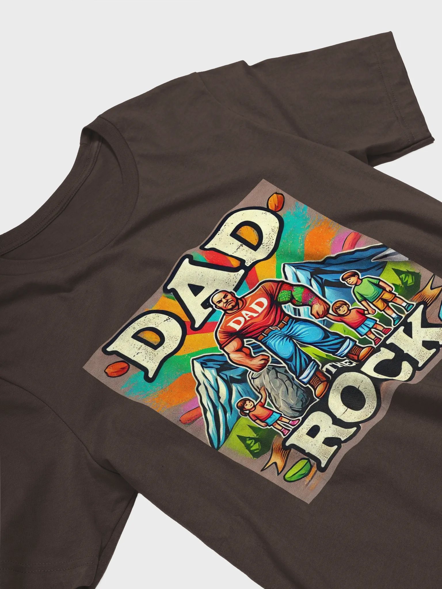 DAD The Rock: Mountain Dad T-Shirt product image (23)