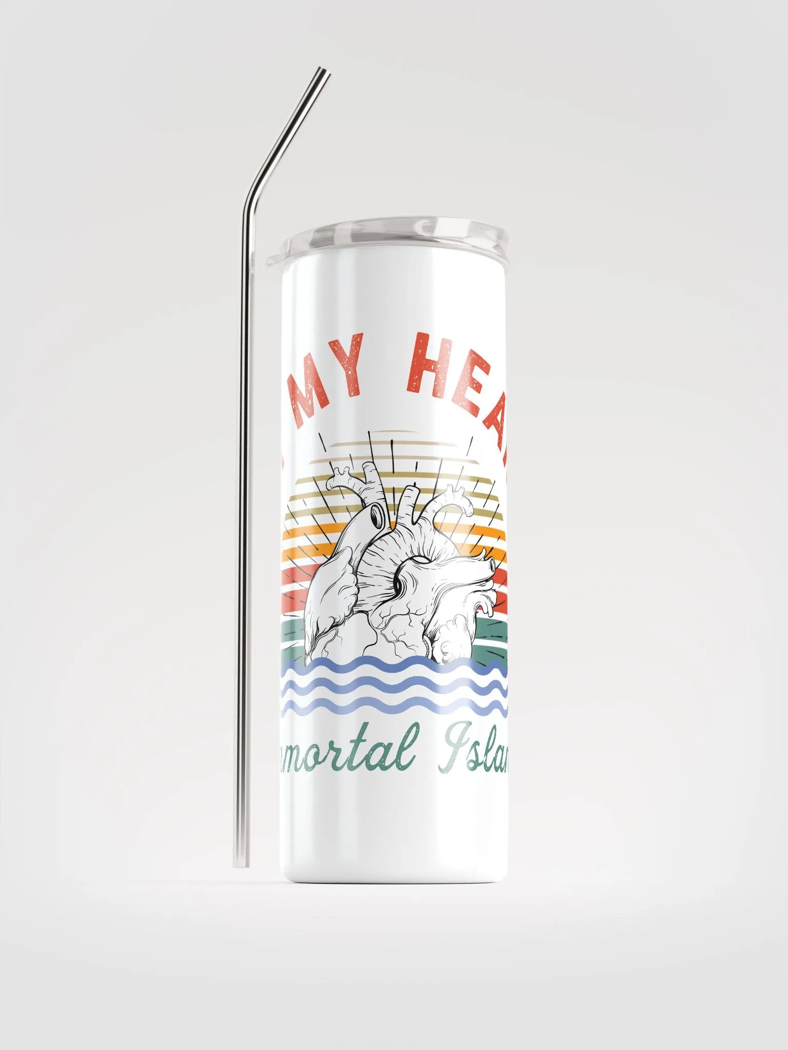 I Lost My Heart Stainless Steel Tumbler product image (1)