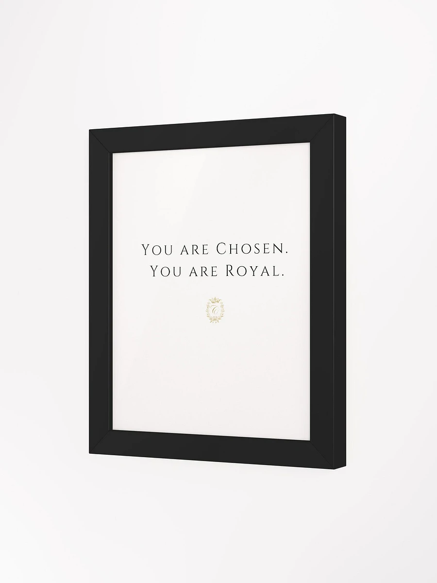 Chosen. Royal. Framed Art product image (3)