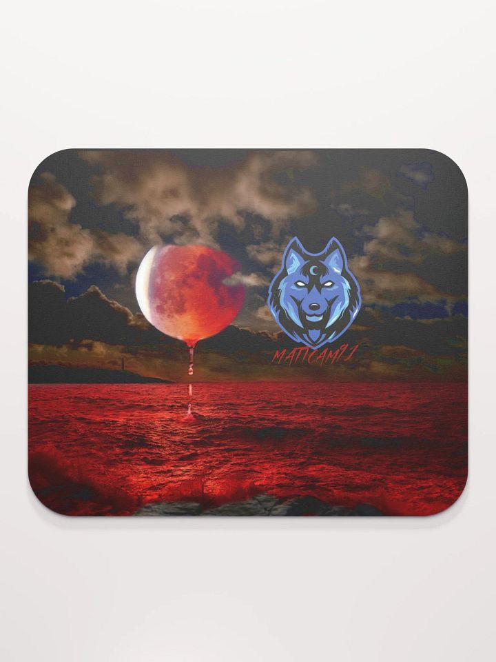 Blood Moon Wolf Mouse Pad product image (2)