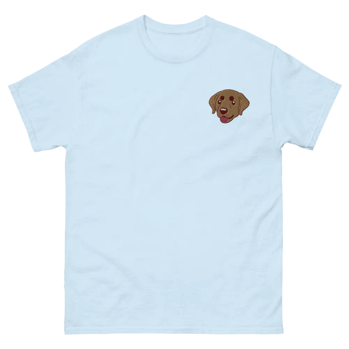 Brown Labrador retriever Dog Embroidered T-Shirt product image (2)