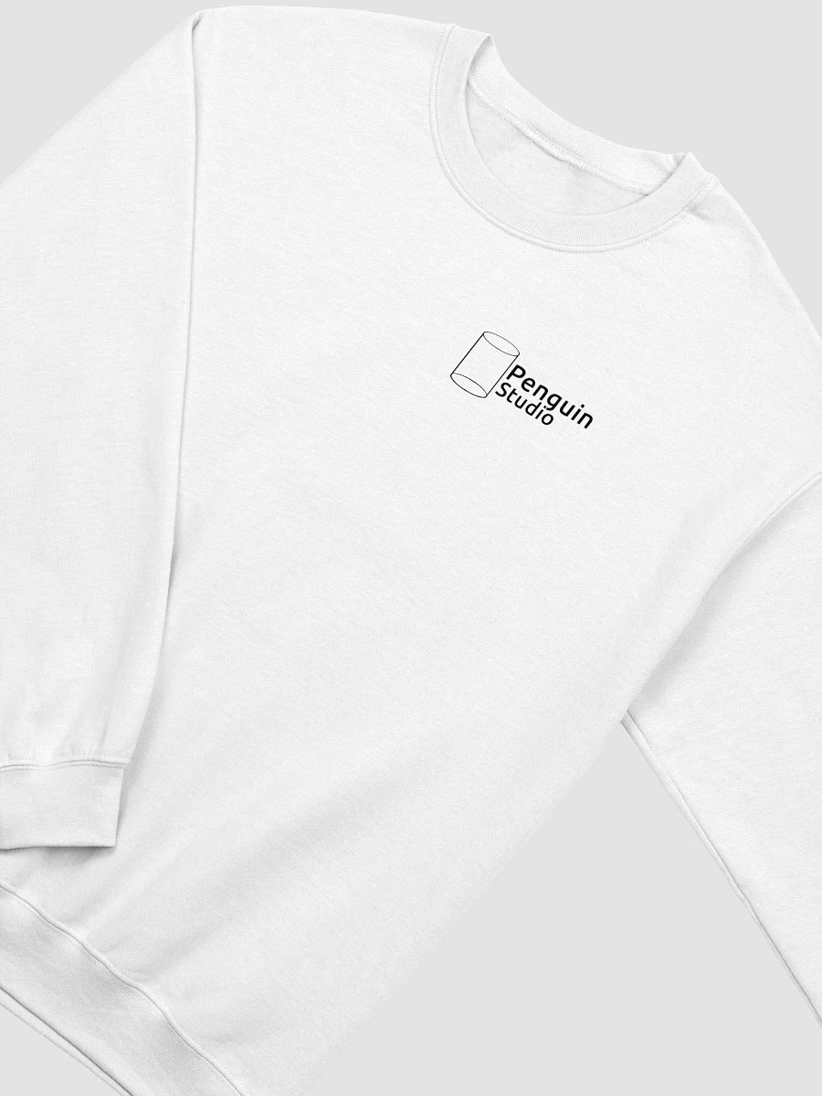 Cylindrical Penguin Sweatshirt (White) product image (3)