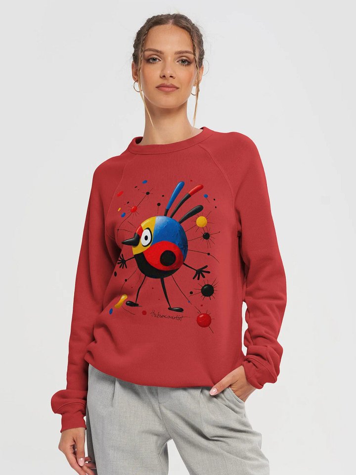 Bella+Canvas Unisex Sponge Fleece Raglan Sweatshirt product image (9)
