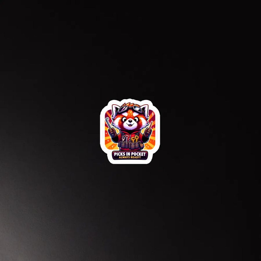 Cipher Panda Die Cut Magnet product image (5)