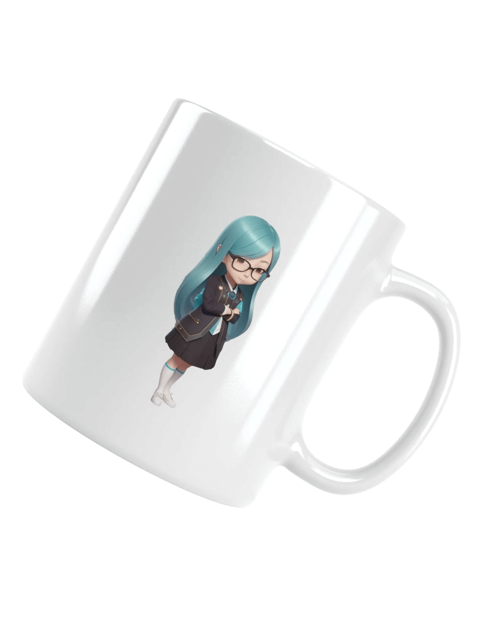 (Aqua CHIBI) K White Mug product image (4)