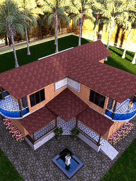 2 STOREY 4BHK TRADITIONAL RESIDENCE product image (2)