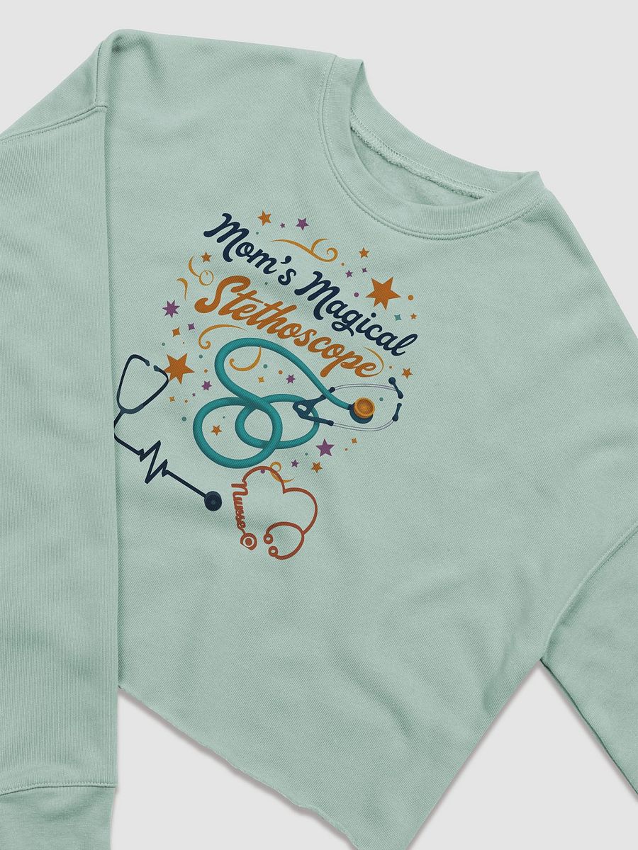 Magical Mom's Stethoscope Crop Sweatshirt product image (5)