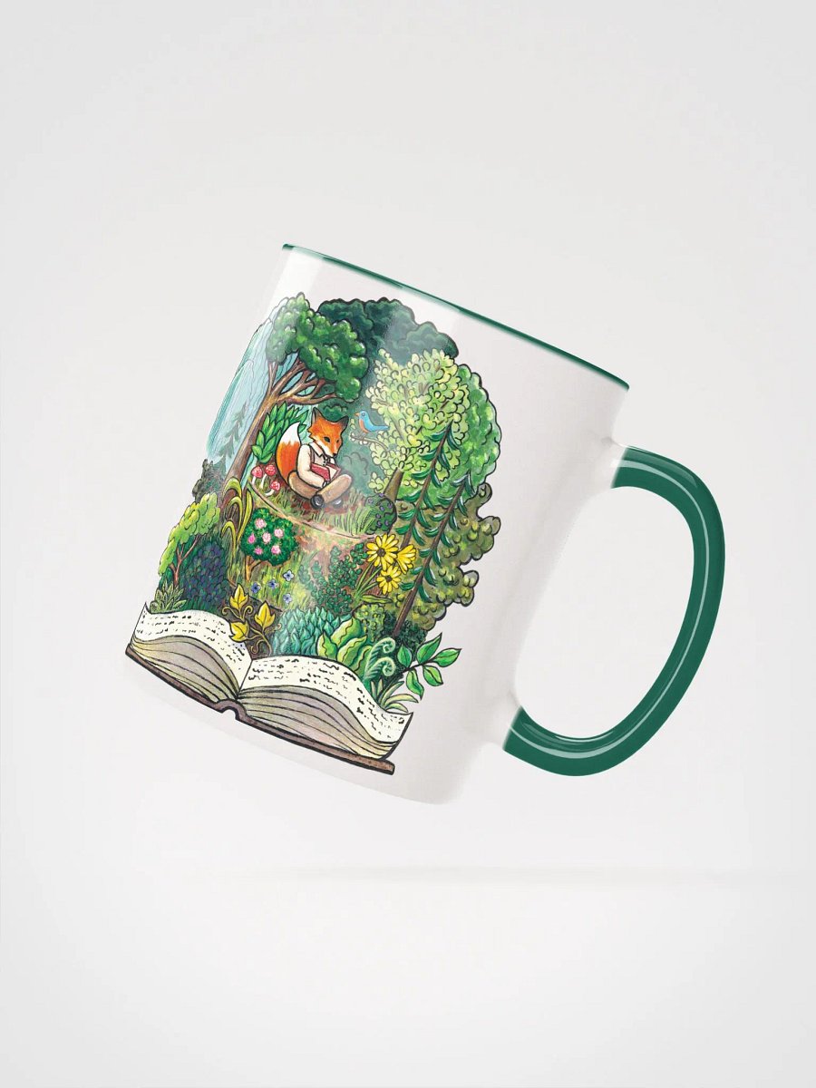 Fantasy Forest Fox Cake - Mug with Inside Color product image (3)