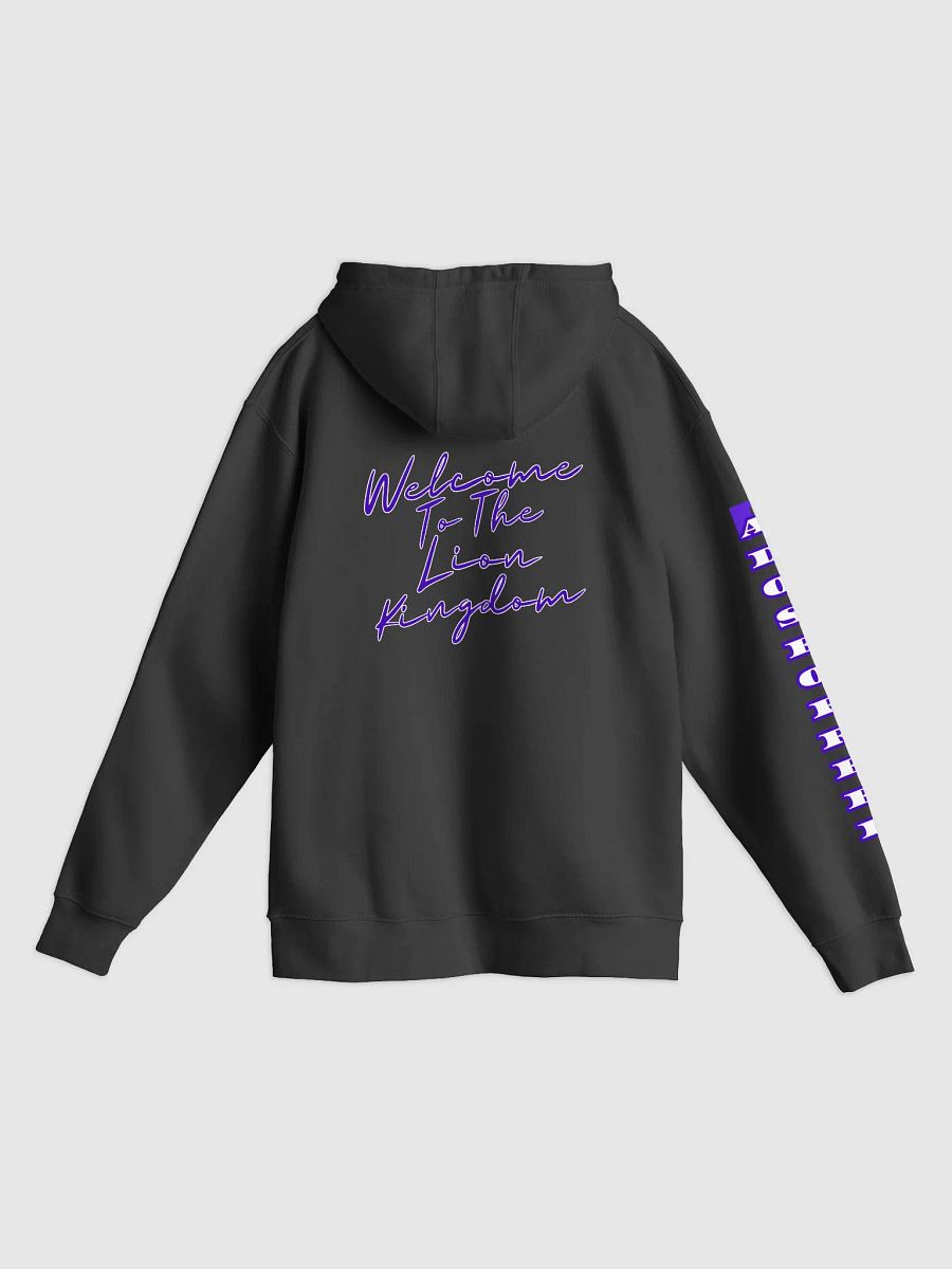 Purple Lion logo Hoodie, with sleeve. product image (2)