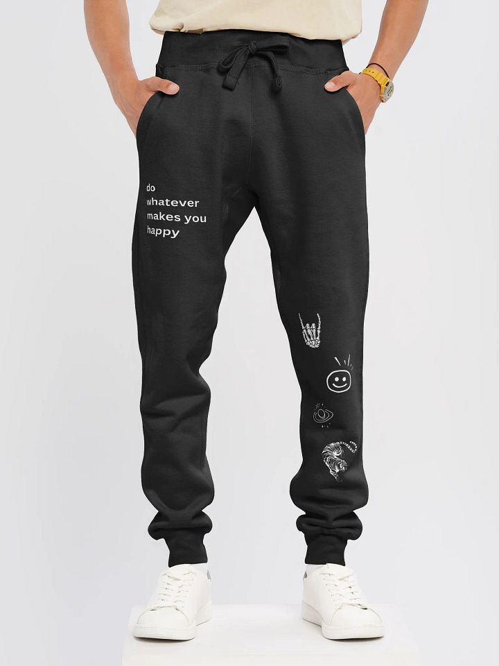 Do Whatever Makes You Happy Fleece Joggers product image (1)