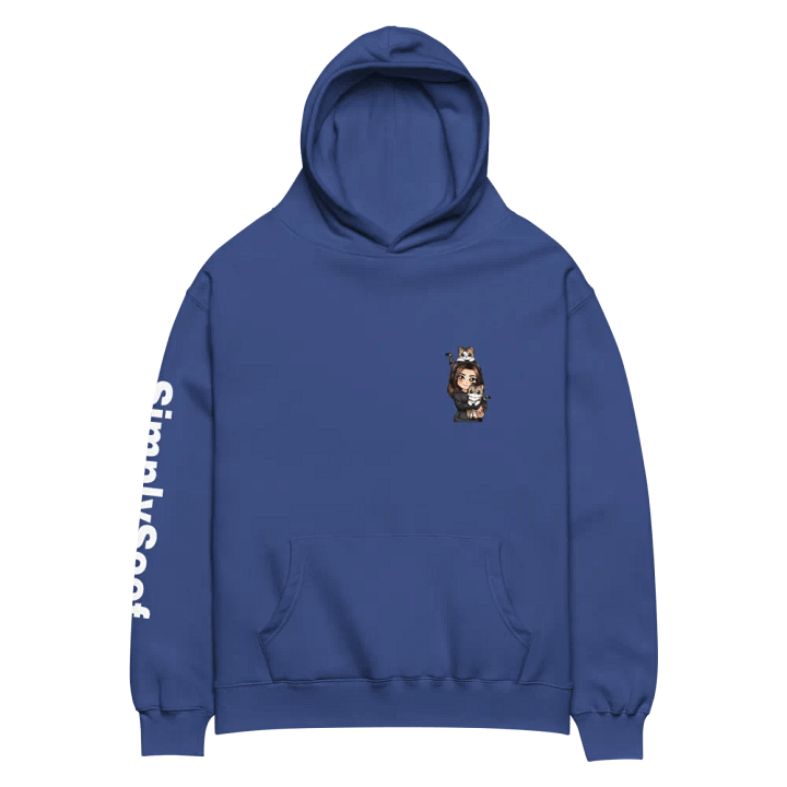 Hoodie with Soof and cats + channel name product image (14)