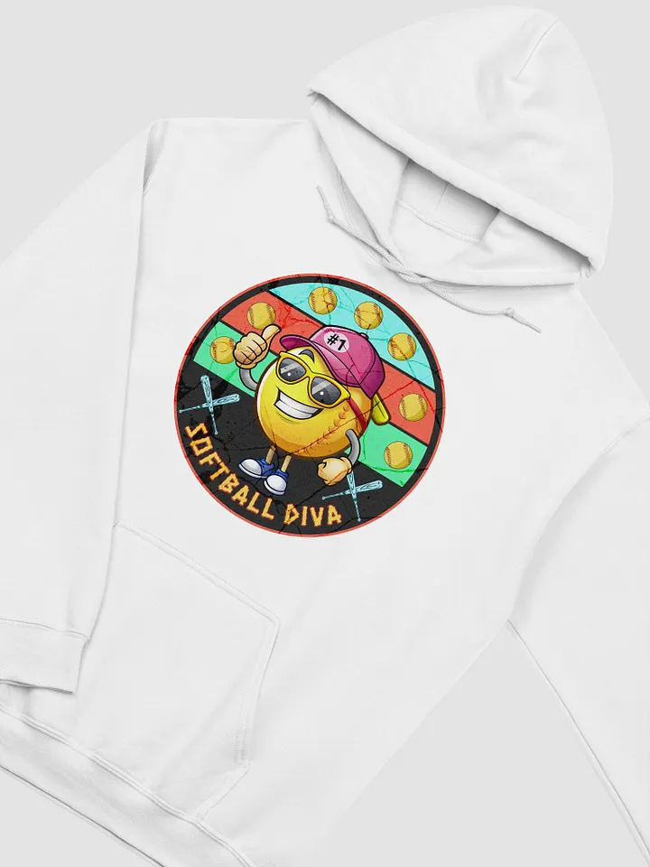 Softball Diva Thumbs-Up Hoodie product image (32)