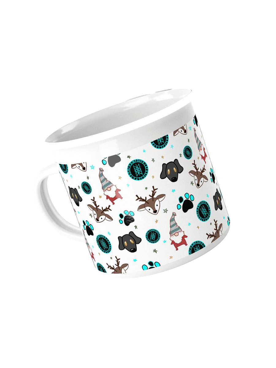 Web of Wyrd Christmas Enamel Mug product image (4)
