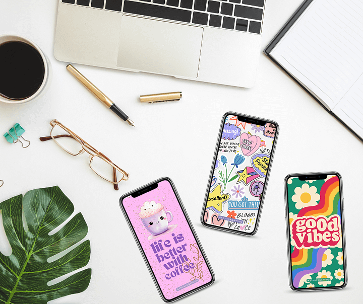 3 pack Good Vibes Phone Wallpapers product image (1)