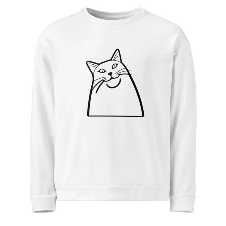 Cute Cat Minimalist Line Art T-Shirt" – Showcase Your Playfulness and Personality with a Beautiful Cat Design! product image (1)