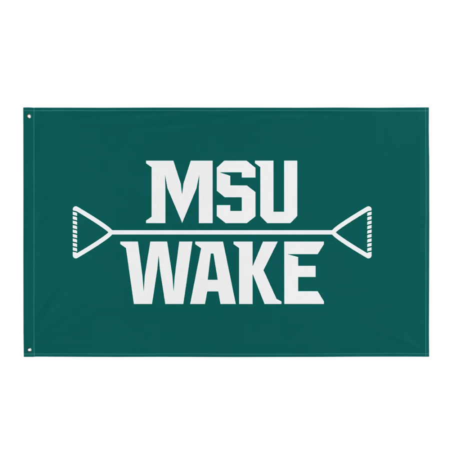 MSU Wake Logo Flag product image (1)