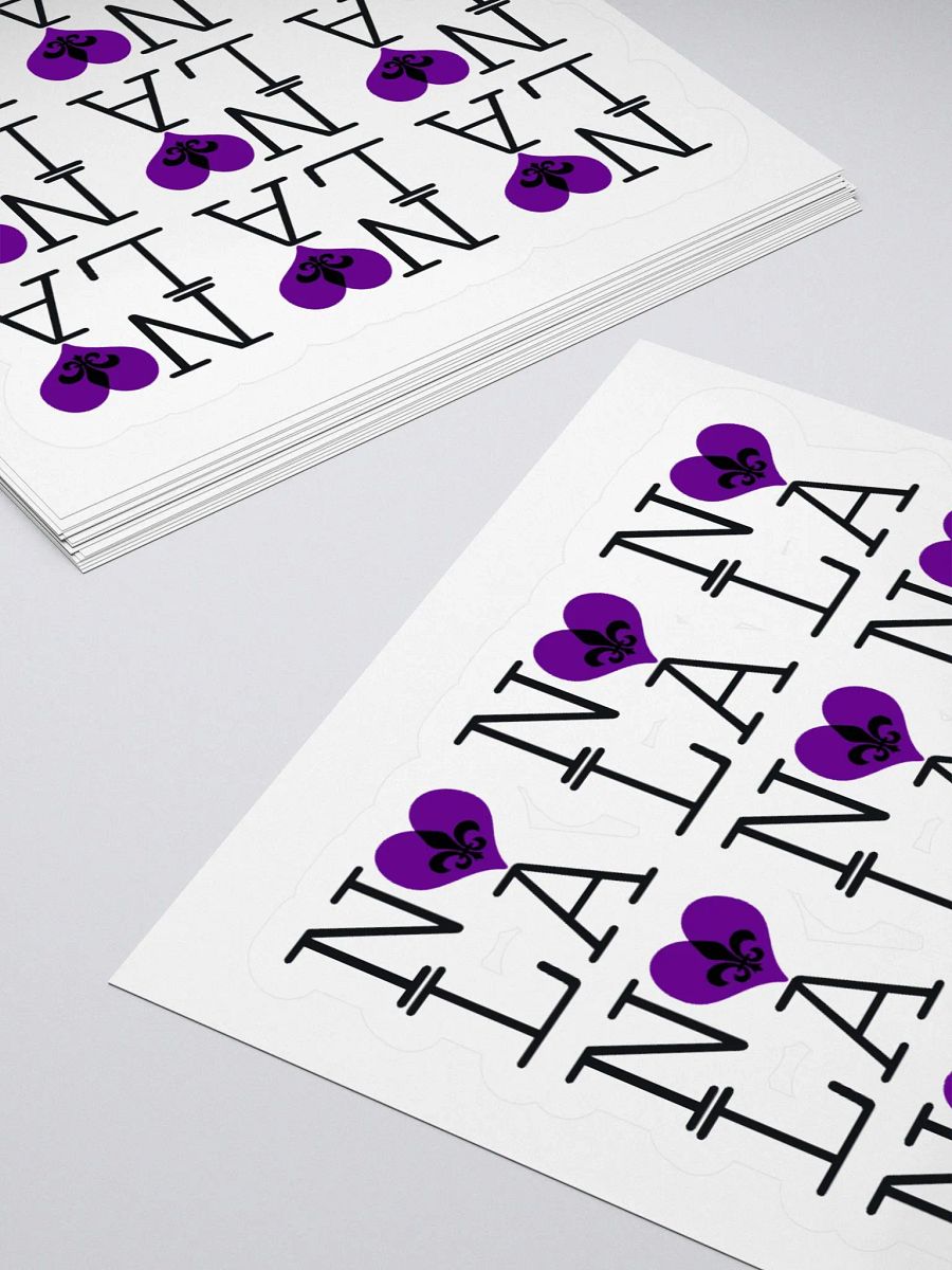 I LOVE NOLA **LEGACY STICKER** (PURPLE HEART) product image (4)