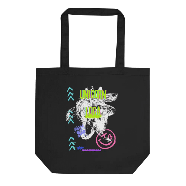 Vibrant Neon Graffiti Eco Tote Bag product image (1)