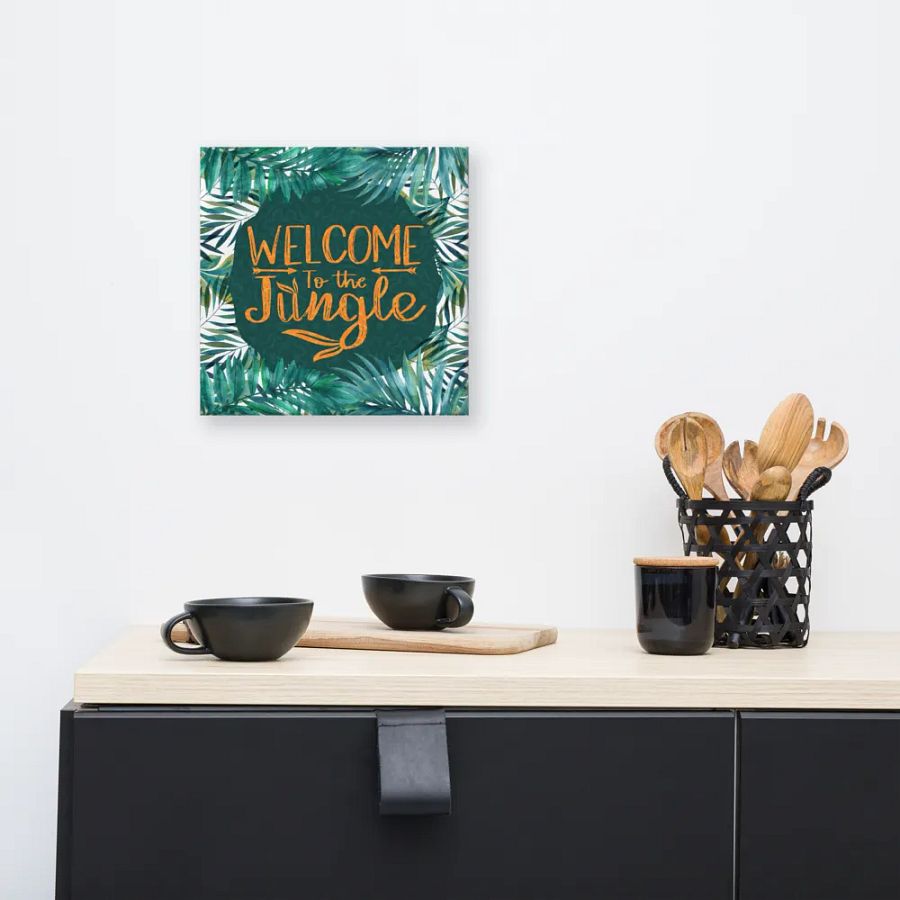 Welcome to the Jungle Canvas product image (10)